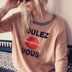 Chaser Voulez Vous Sweater MEDIUM $25 OBO